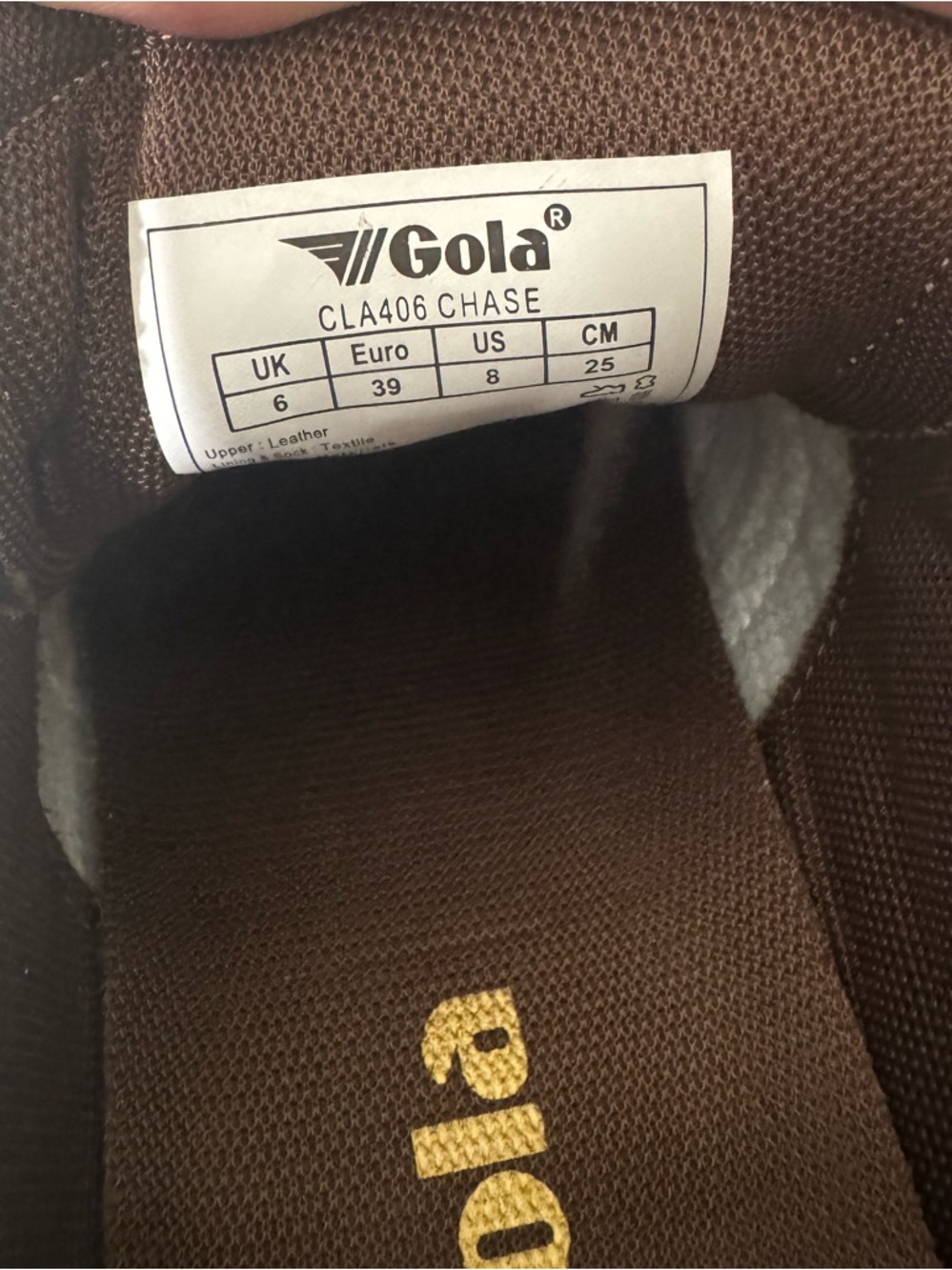 Gola Chase Sneakers size 8 - Picture 8 of 10